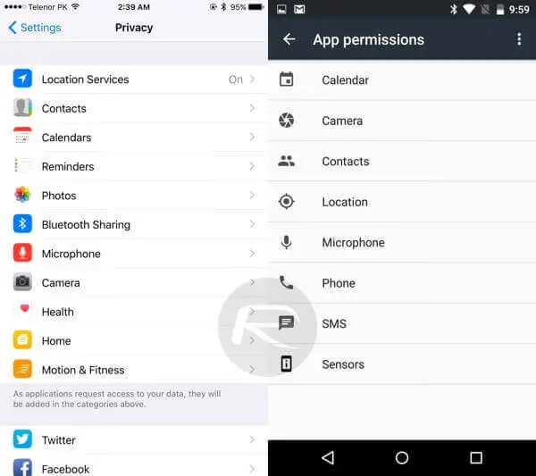 iOS 9 – Android M karşılaştırması 20 iOS 9 – Android M karşılaştırması Güvenlik Ekranı